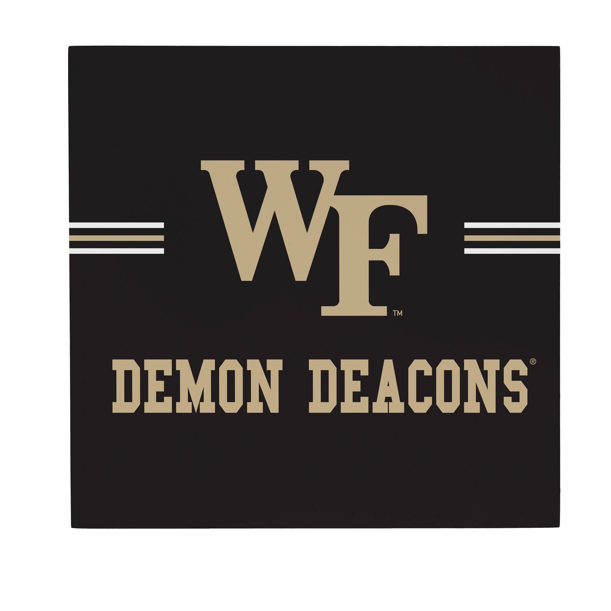 Wake Forest Demon Deacons 12" x 12" Wood Wall Sign