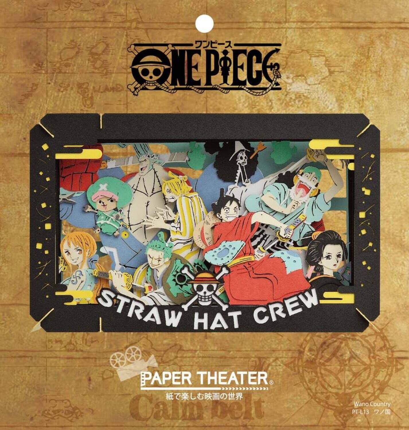 @NEPCE GRAJ STRAW HAT CREW PAPER THEATER.  
Caln belt Wano Country PT-L13