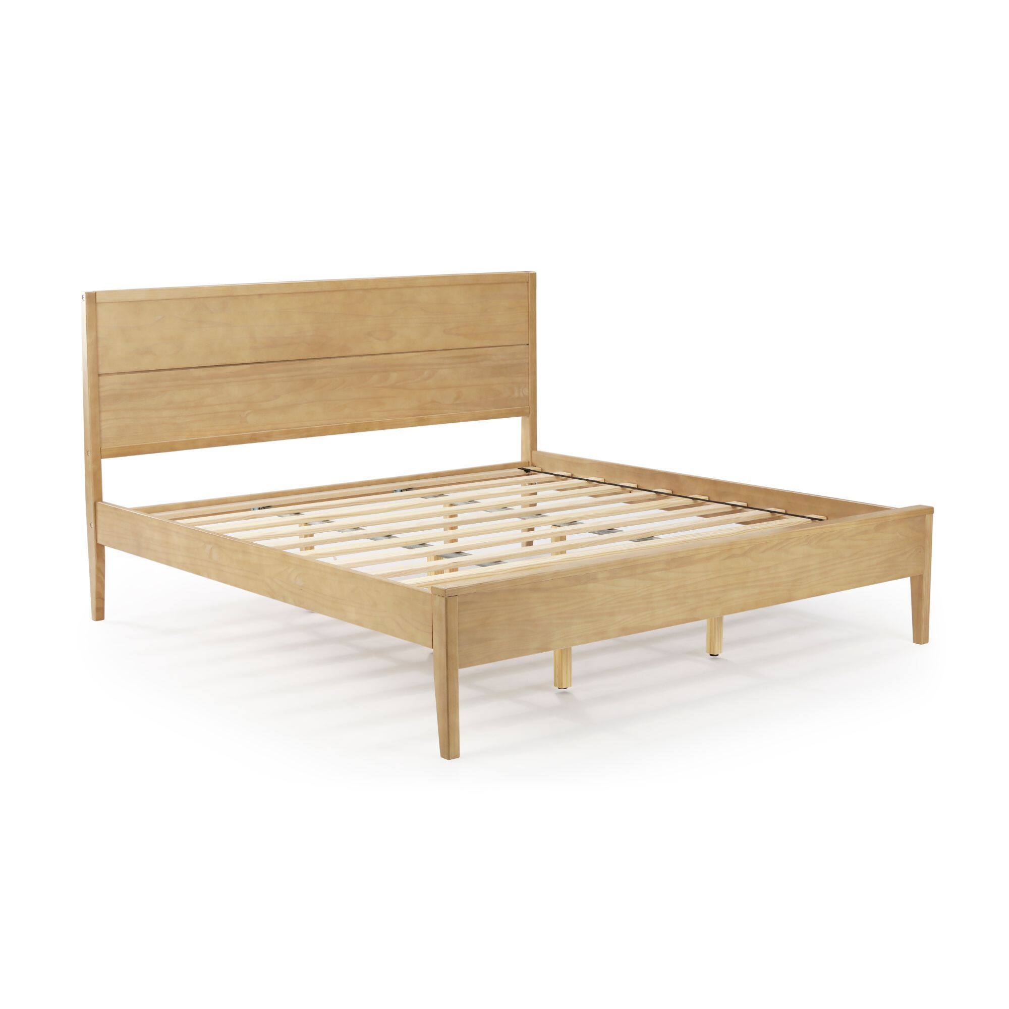 Alt View 7. Plank+Beam - Haven King Bed, Blonde - Blonde.