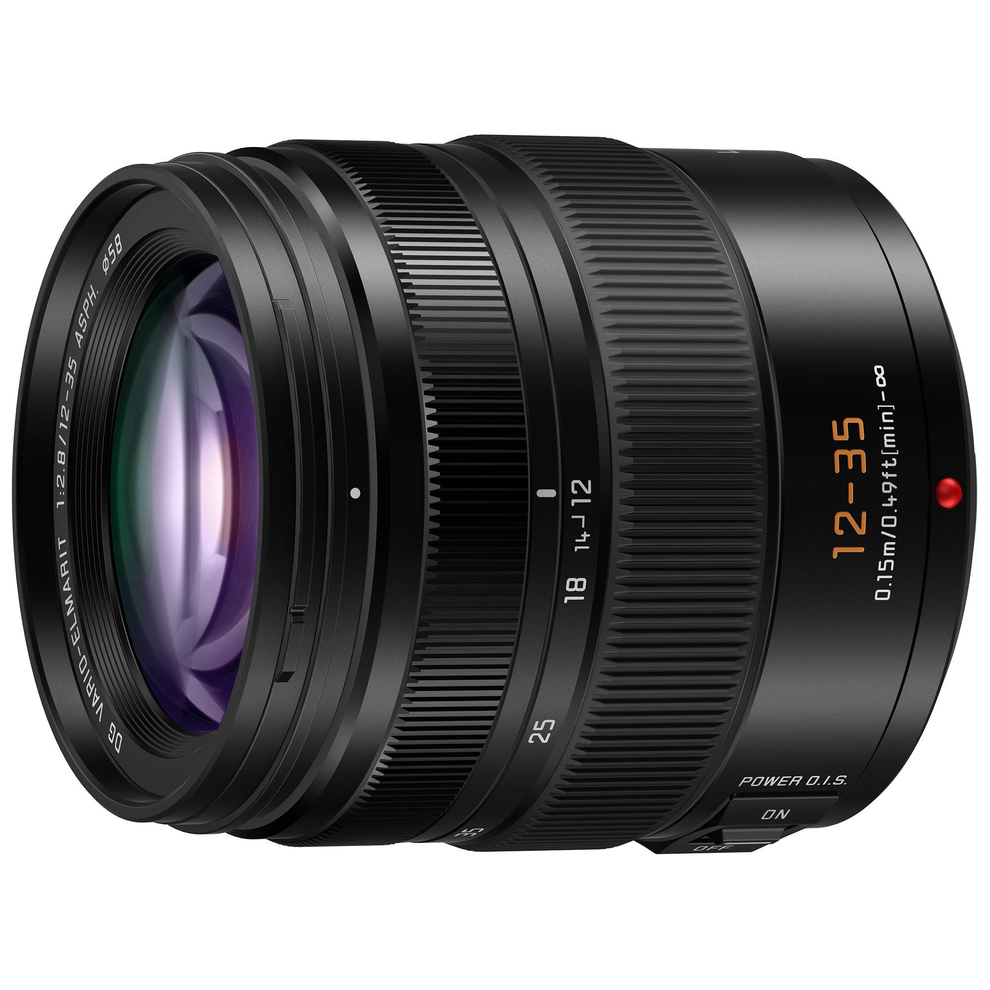 Panasonic - LUMIX G Series 12-35mm f/2.8 ASPH Leica DG Vario-Elmarit POWER O.I.S. All-in-One Zoom Lens - Black
