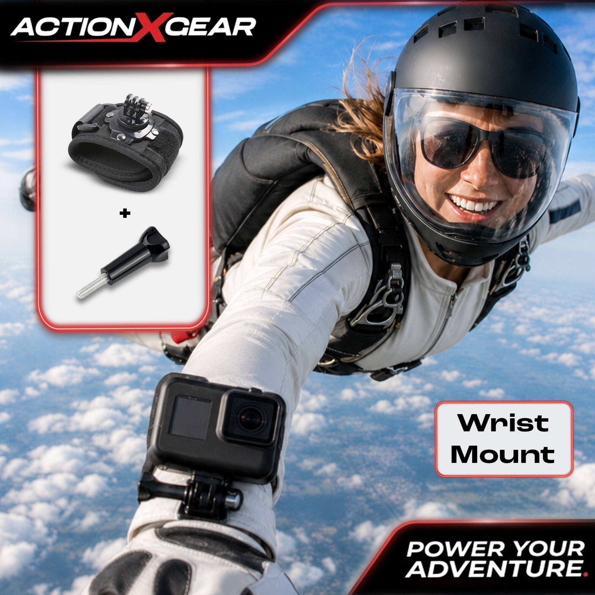 ACTION X GEAR

+ Wrist Mount

POWER YOUR ADVENTURE