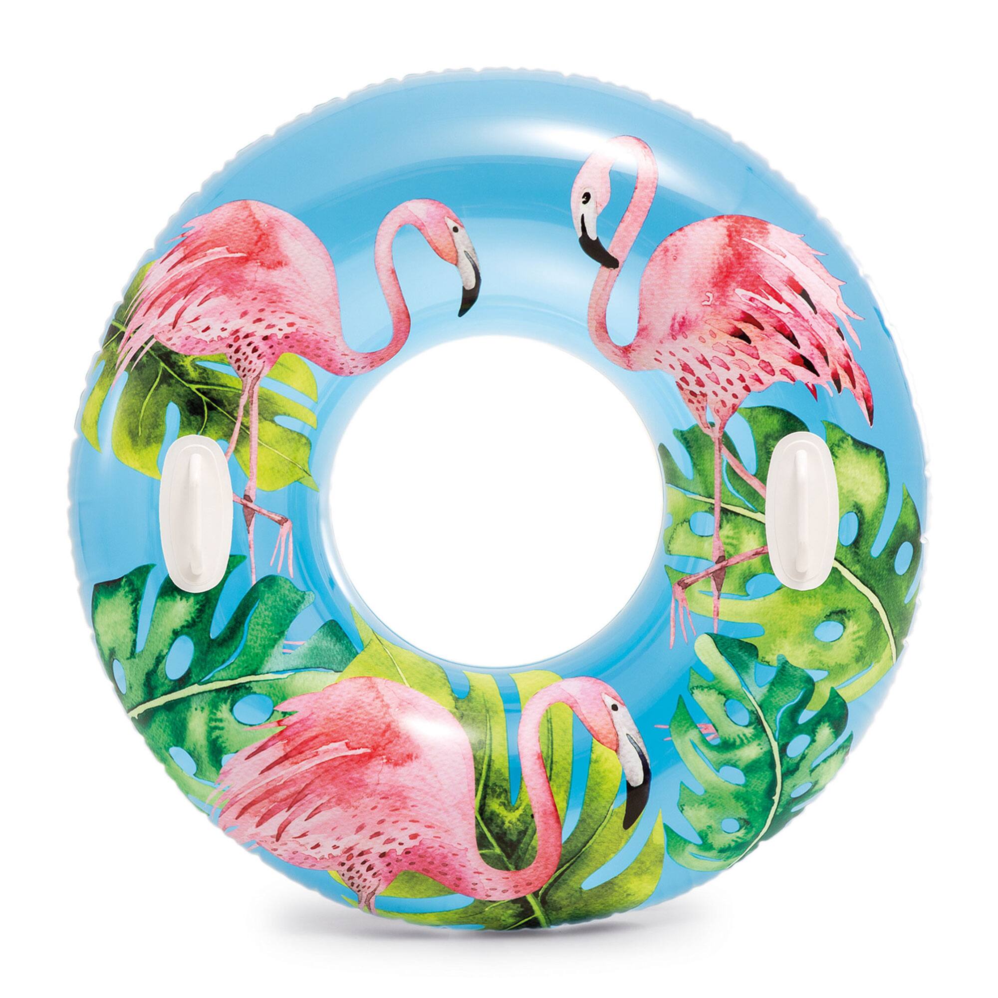 Alt View 10. Intex - Intex 58263EP Groovy Color Inflatable Tropical Flower Transparent Tube Raft - Multicolored.