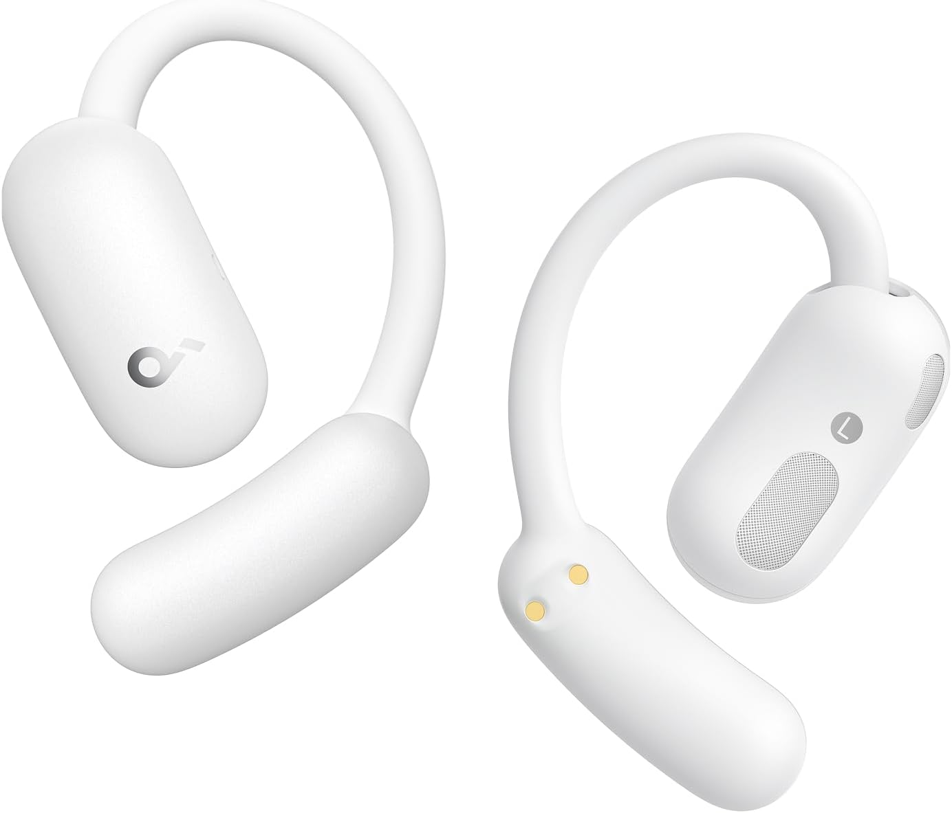 Soundcore - by Anker AeroFit 2 Open-Ear Headphones with Adjustable Ear Hooks - White