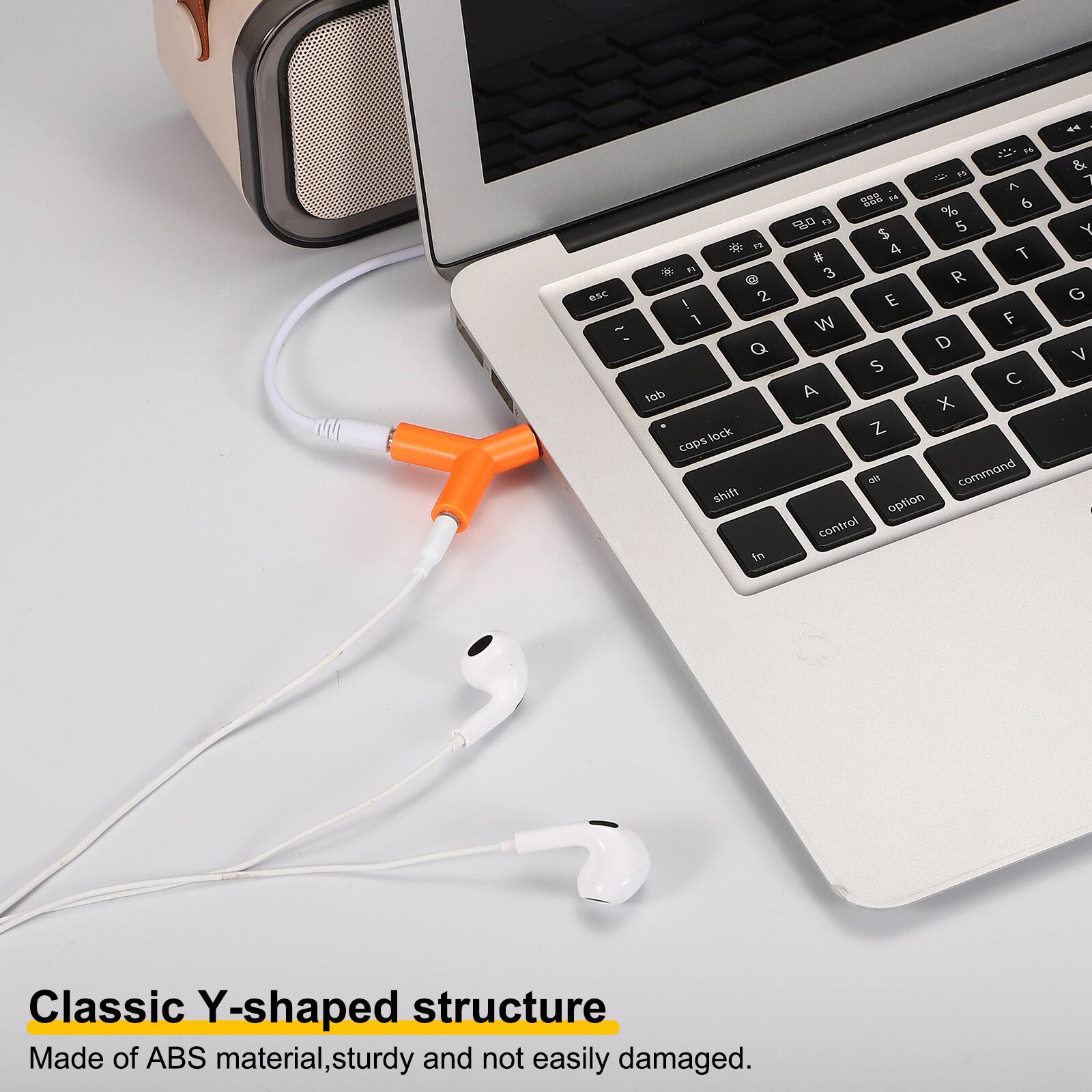 Classic Y-shaped structure  
Made of ABS material, sturdy and not easily damaged.