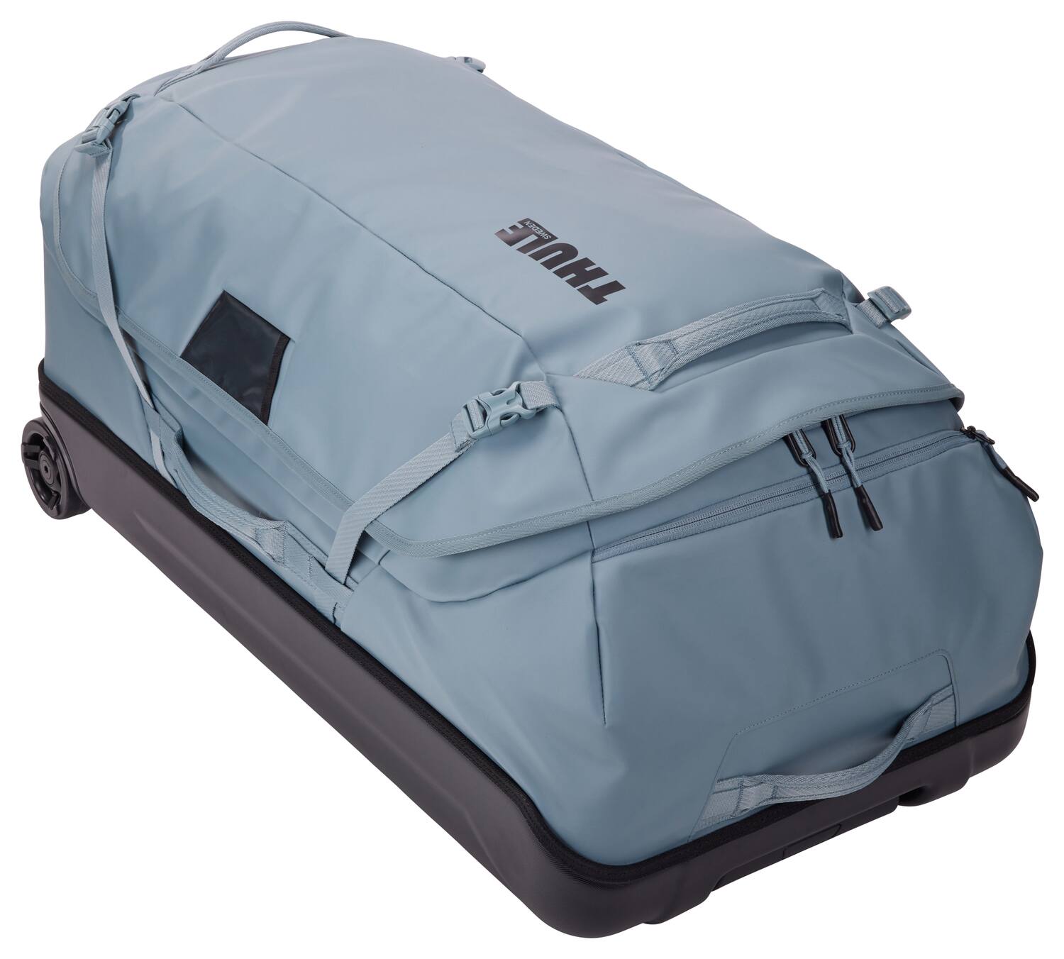 Alt View 1. Thule - Chasm Wheeled Adventure Duffle – Rugged & Spacious - Pond Gray.
