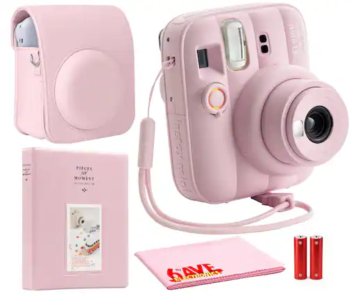 Anso Mini Instax 13 PLALEE 12 Pieces of Moment Mini Instax Camera with 2 Batteries