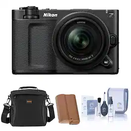 Bundle - Nikon - ZR 6K Cinema Camera with NIKKOR Z 50mm f/1.4 Lens, with Extra Battery, Shoulder Bag and Cleaning Kit