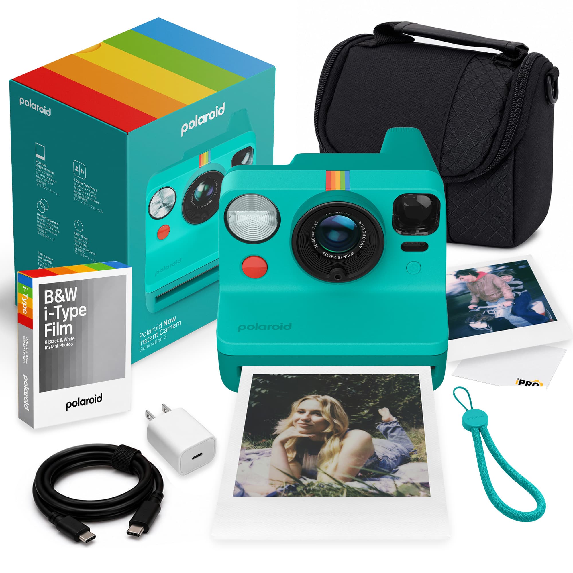 Polaroid - Now Generation 3 i-Type Instant Camera Teal + More price history on PriceWatchPro