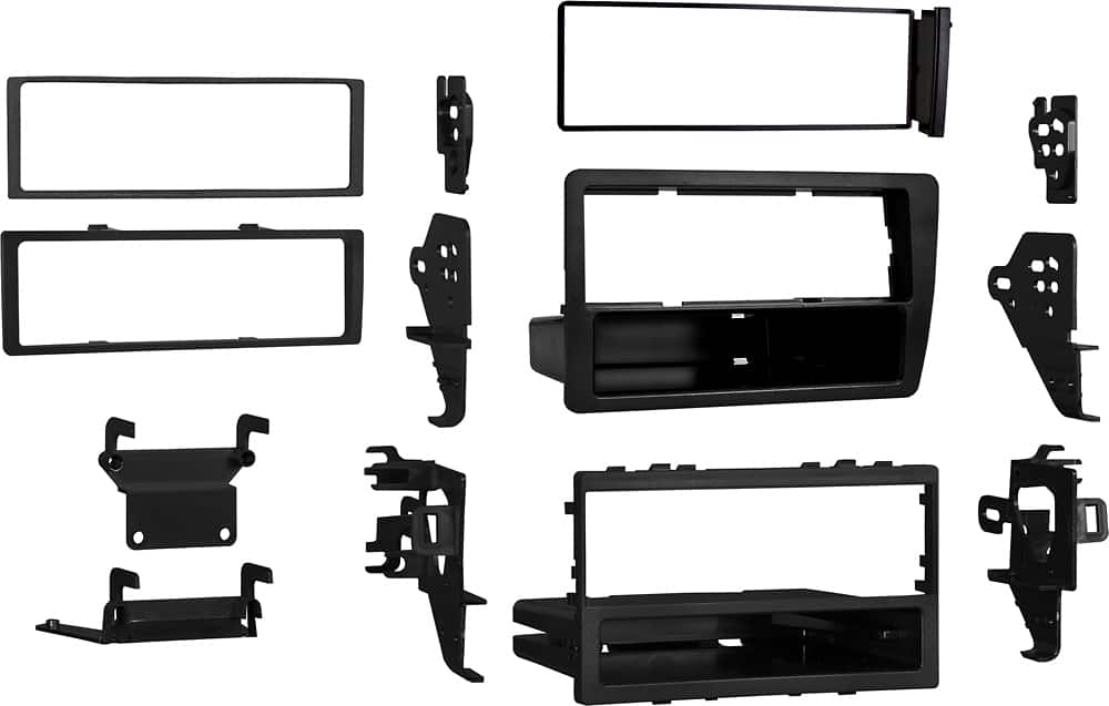 Metra - Dash Kit for Select 1986-2006 Honda Acura Civic CR-V Accord Odyssey TL RSX Integra CL DIN - Black - Angle_Zoom