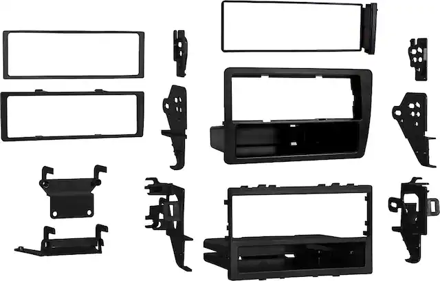 Angle. Metra - Dash Kit for Select 1986-2006 Honda Acura Civic CR-V Accord Odyssey TL RSX Integra CL DIN - Black.