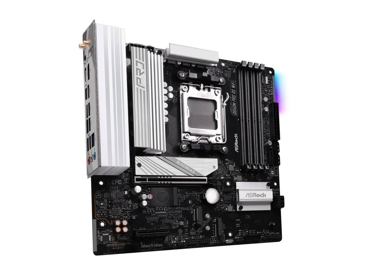 ASRock B850M PRO RS WIFI AM5 AMD B850 Micro ATX Motherboard - Best Buy