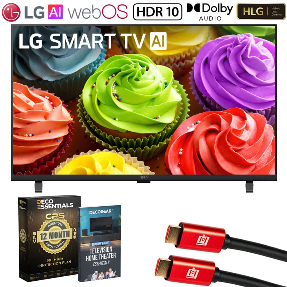 Bundle - LG - LB65 32" HD HDR Smart LED TV (2026) + 1-Year Extended Warranty Protection Package