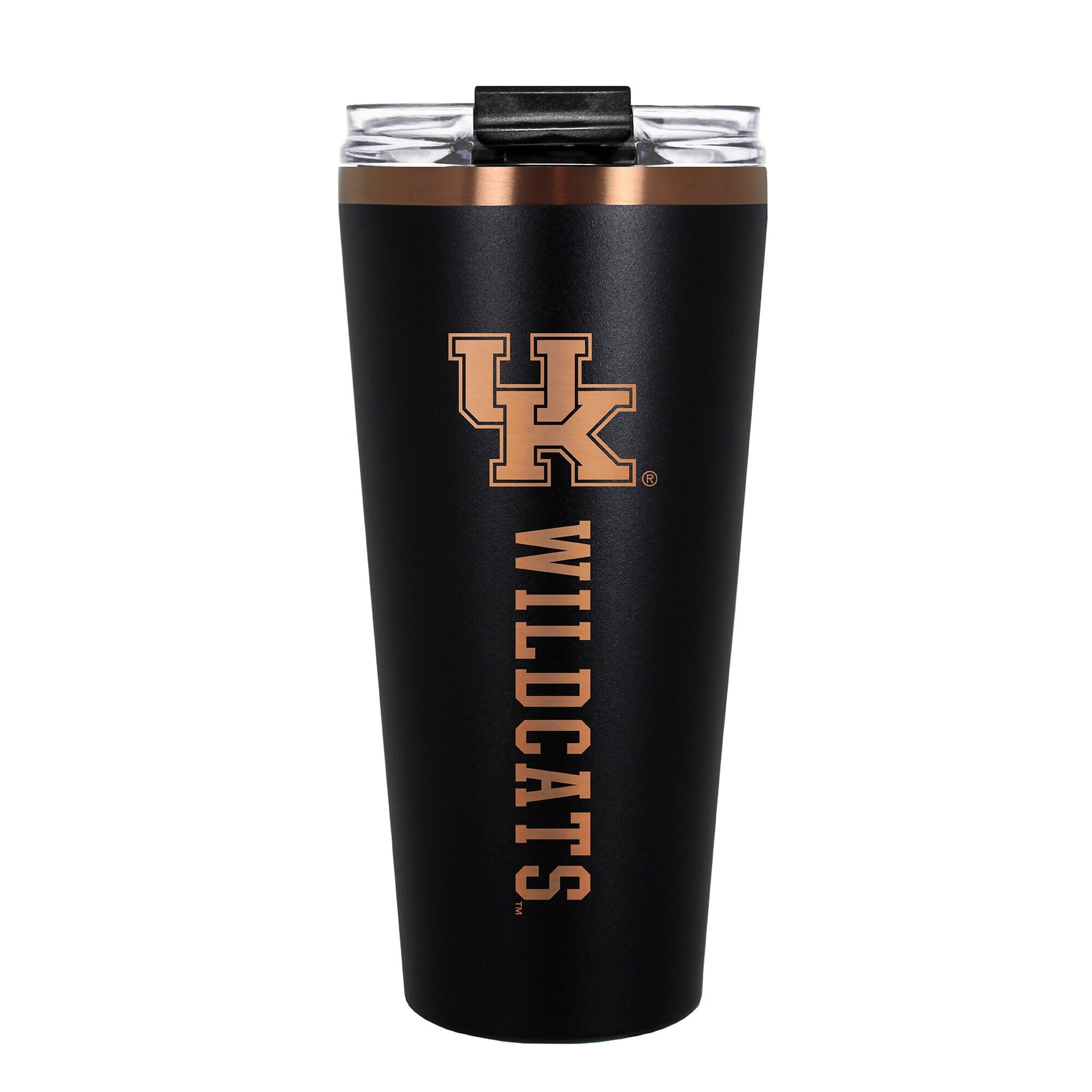 Front. Great American Products - Kentucky Wildcats 30oz. Big Slim Tumbler - Black.