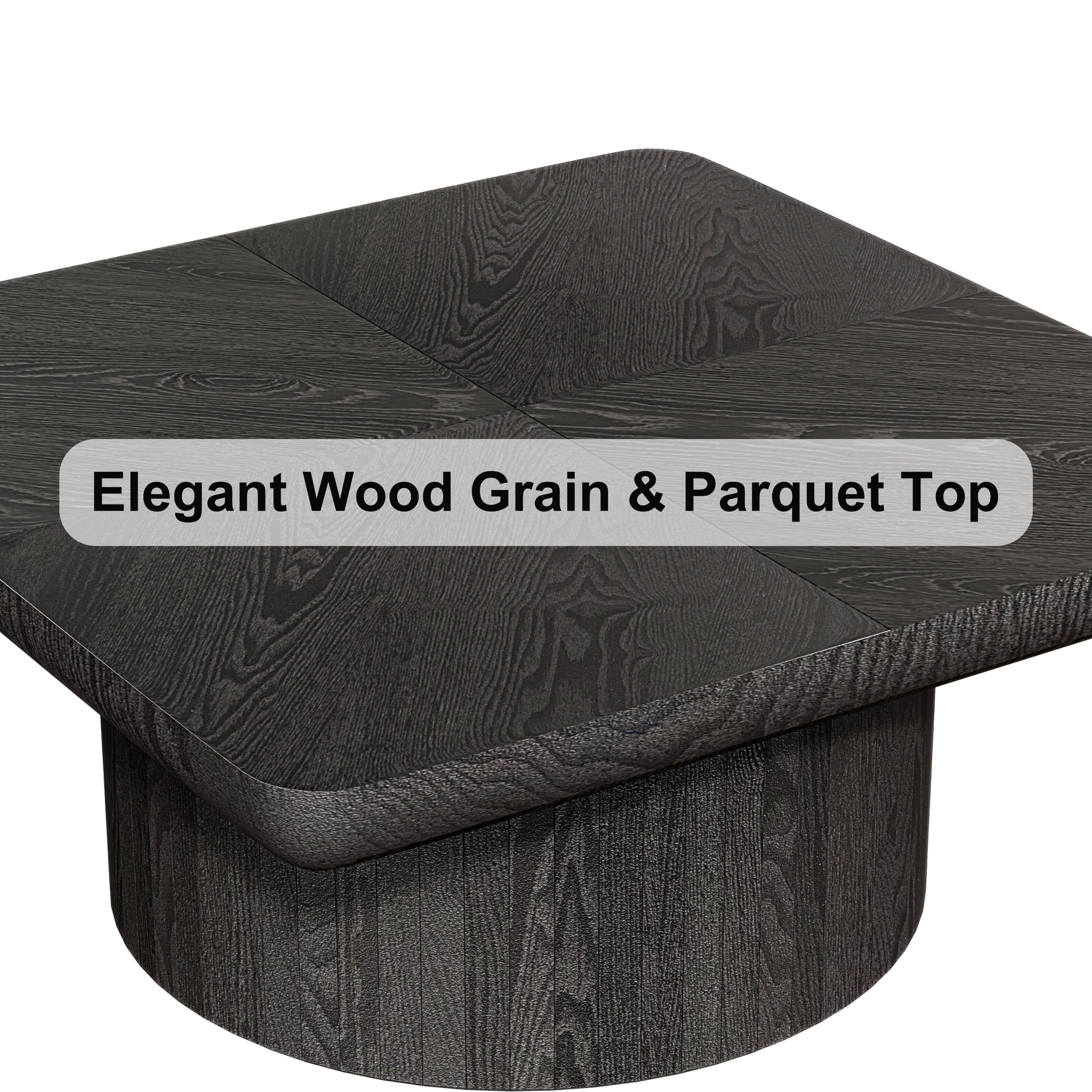 Elegant Wood Grain & Parquet Top