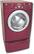 Angle Standard. LG - SteamDryer 7.3 Cu. Ft. 9-Cycle Extra-Large Capacity Gas Dryer - Wild Cherry Red.