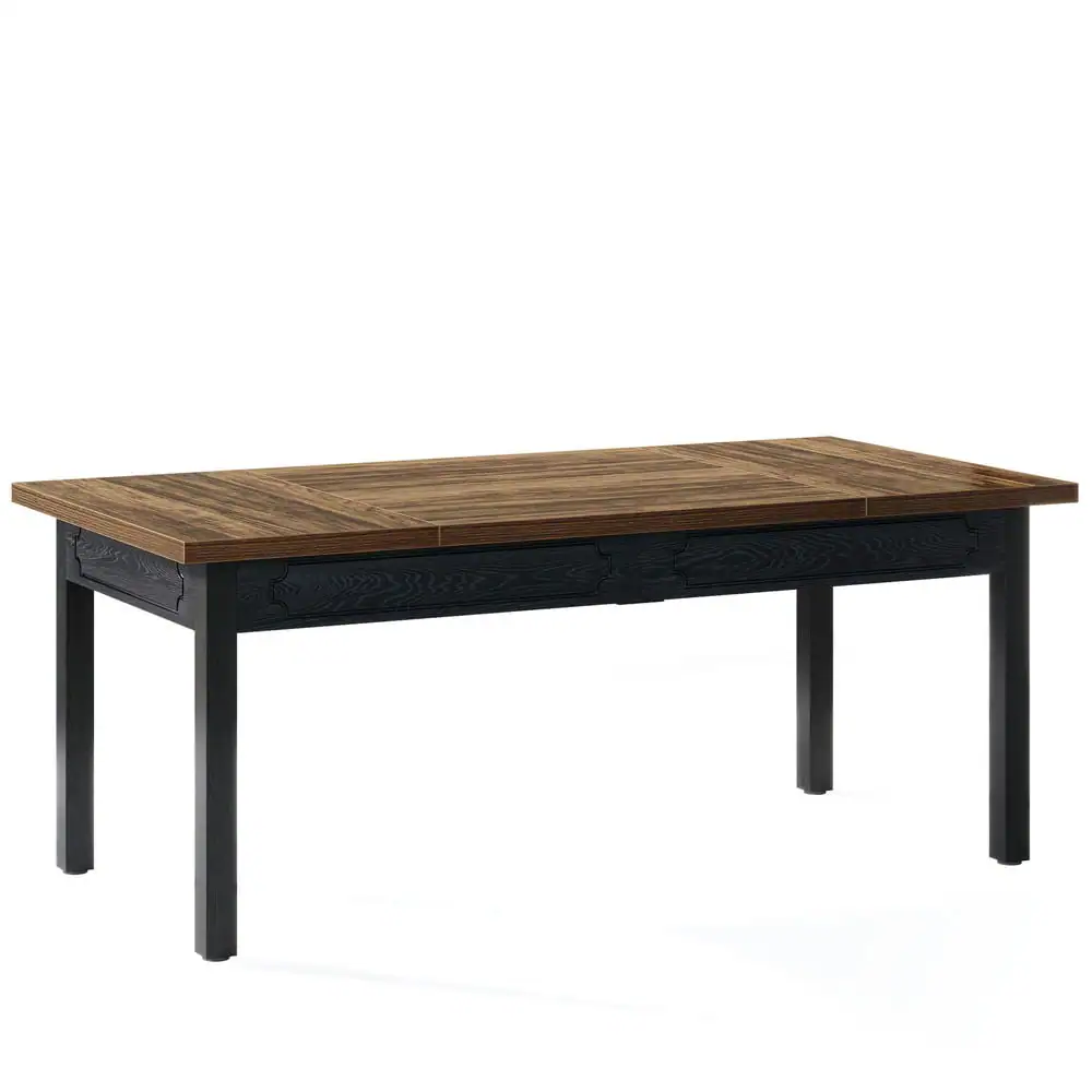 Kadyn - Study Writing Desk, Computer Desk,63" Executive Desk, Modern Computer Desk Office Desk - Brown