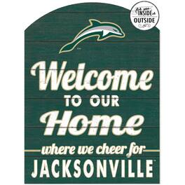 Jardine - JU Dolphins 16'' x 22'' Indoor/Outdoor Marquee Sign - Green