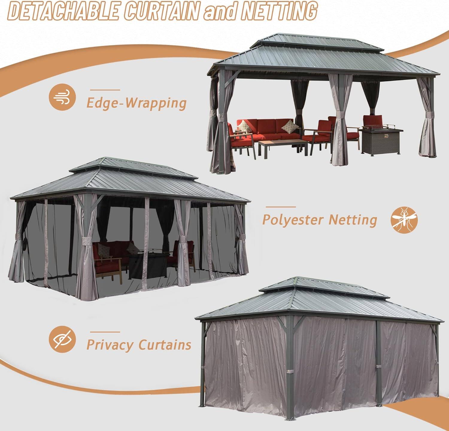 DETACHABLE CURTAIN and NETTING

- Edge-Wrapping
- Polyester Netting
- Privacy Curtains
