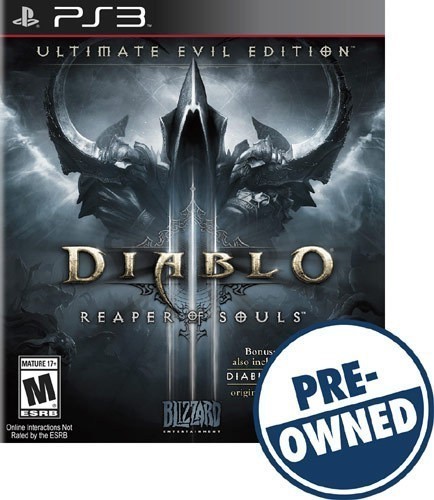  Diablo III: Reaper of Souls - Ultimate Evil Edition - PRE-OWNED - PlayStation 3