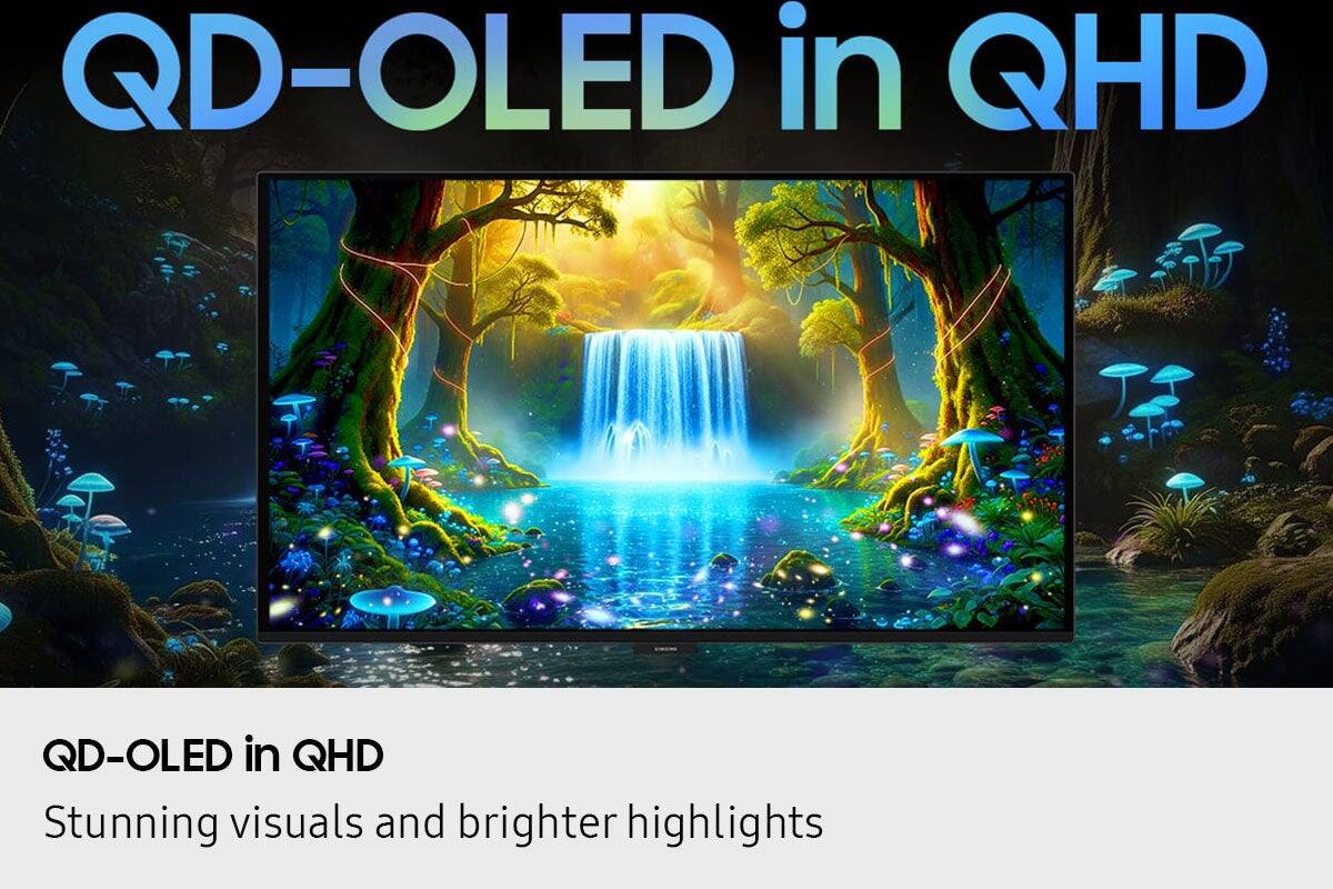QD-OLED in QHD

QD-OLED in QHD

Stunning visuals and brighter highlights