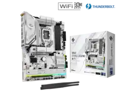 ASRock - B860 Steel Legend WiFi LGA 1851 Intel B860 SATA 6Gb/s DDR5 ATX Motherboard