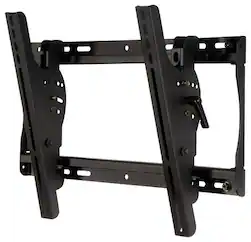 Peerless-AV - SmartMount Tilt Display TV Wall Mount For Most 32" - 50" Flat Panel Displays,TVs - Semi-gloss Black, Black - Front_Zoom