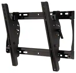 Peerless-AV - SmartMount Tilt Display TV Wall Mount For Most 32" - 50" Flat Panel Displays,TVs - Semi-gloss Black, Black