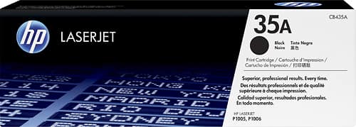 HP - 35A High-Yield Toner Cartridge - Black - Larger Front