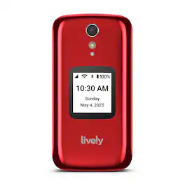 Lively® - Jitterbug Flip2 Cell Phone for Seniors - Red