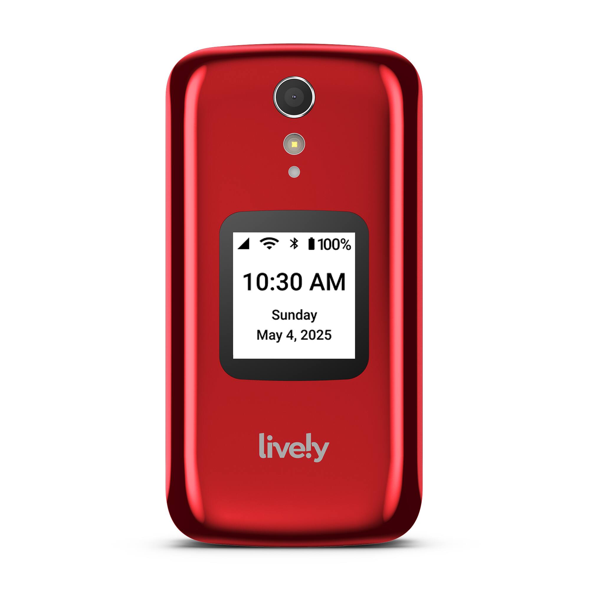 BELTRON Leather Flip Case For GreatCall Lively Flip / Jitterbug Flip2 (Model 4053S)