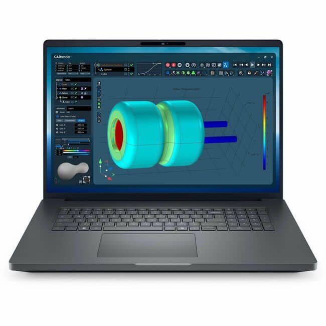 Dell - Pro Max Plus MB18250 18" Mobile Workstation - QHD+ - 120 Hz - Intel Core Ultra 7 265HX - vPro Technology - Intel - Magnetite