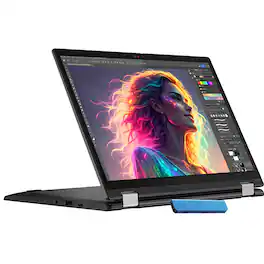Lenovo - Upgraded - ThinkPad L13 Yoga Gen 5 2-in-1 13.3" FHD+ Touch AI PC Laptop - Intel Core Ultra5 - 16GB RAM - 512GB SSD - Win11Pro - Thunder Black