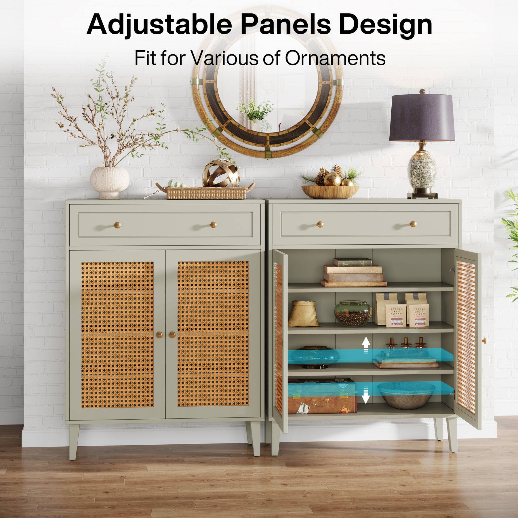 Adjustable Panels Design  
Fit for Various of Ornaments