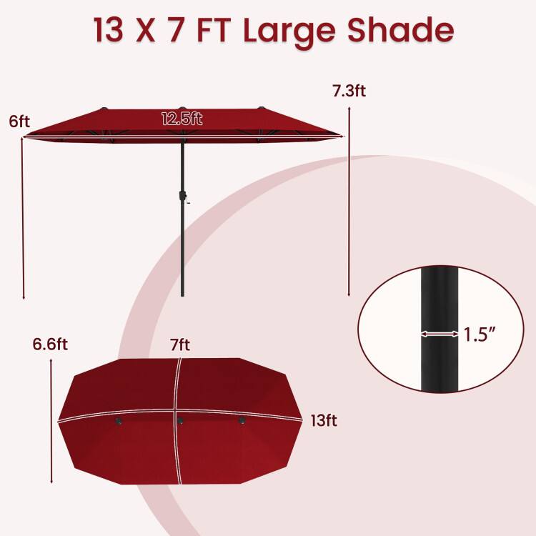 13 X 7 FT Large Shade

- 6ft
- 12.5ft
- 7.3ft
- 6.6ft
- 7ft
- 13ft
- 1.5"