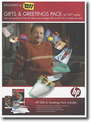 Front Standard. HP - Gifts and Greetings Photo Pack.