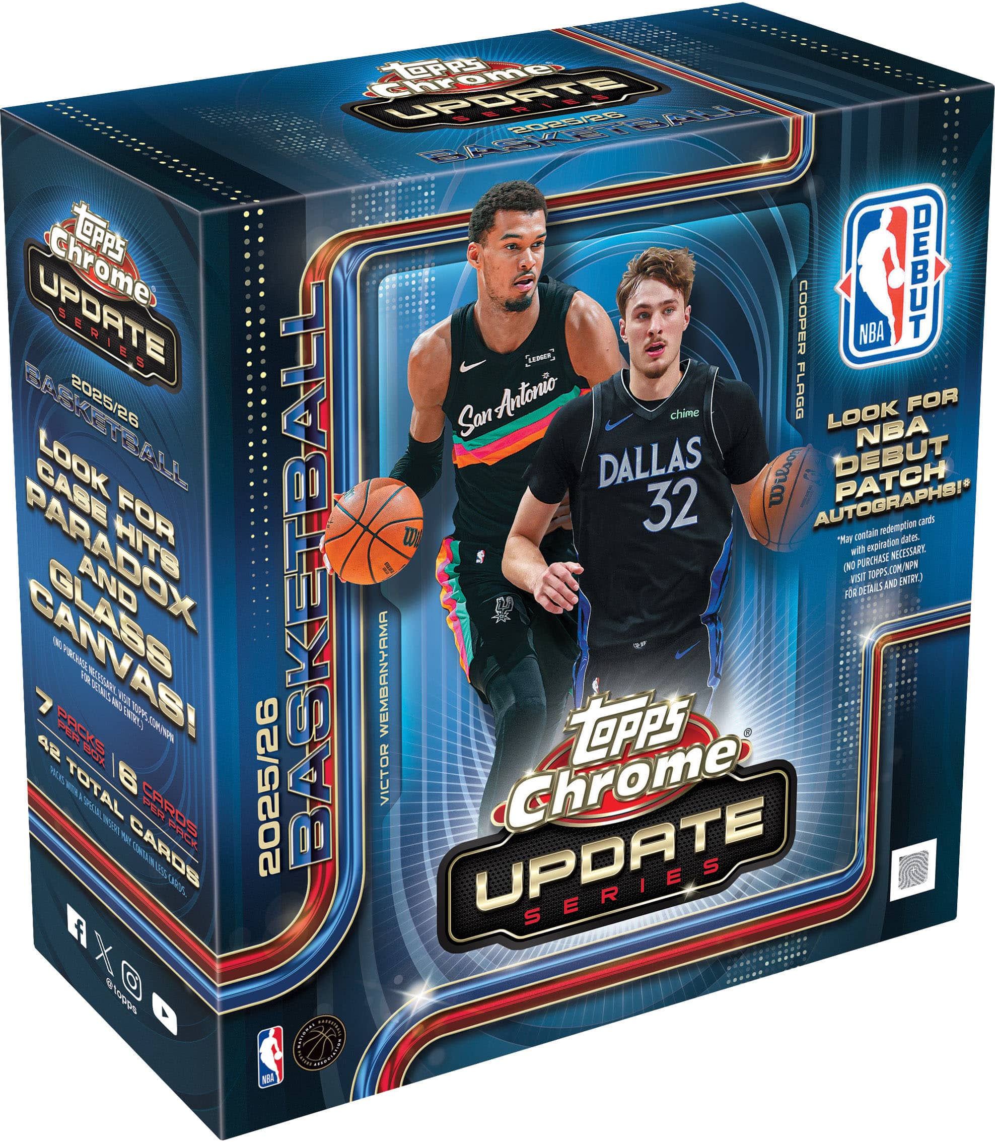 2025-2026 Topps Chrome Update Series Basketball Mega Box price history on PriceWatchPro