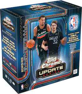 2025-2026 Topps Chrome Update Series Basketball Mega Box