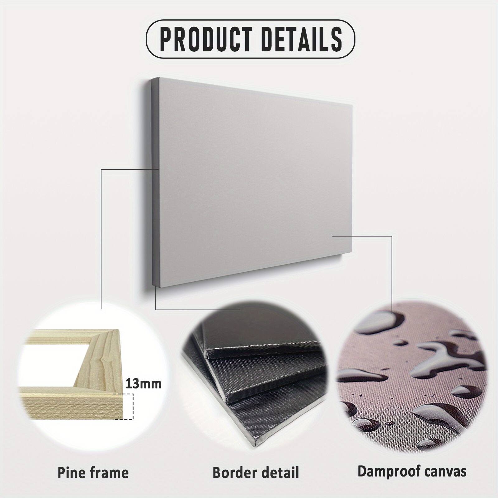 PRODUCT DETAILS

- 13mm Pine frame
- Border detail
- Dampproof canvas