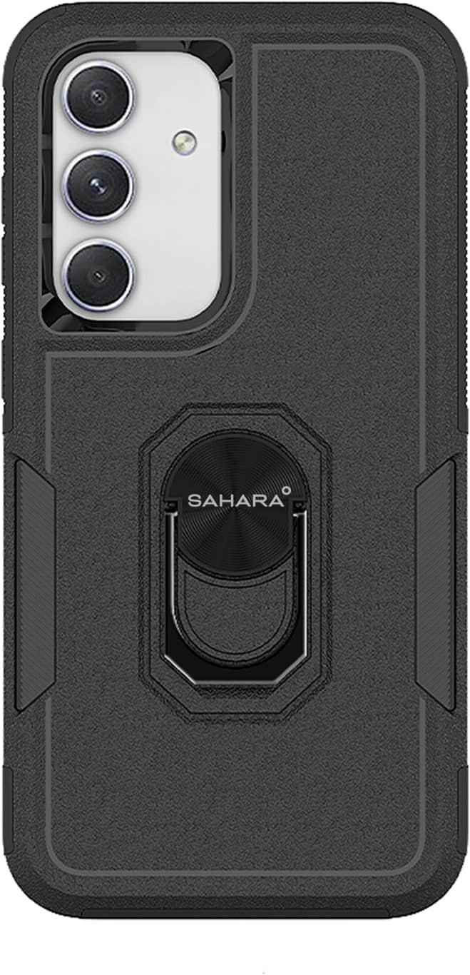 SaharaCase - Raider Series Heavy Duty Case for Samsung Galaxy A56 5G - Scorpion Black - Front_Zoom