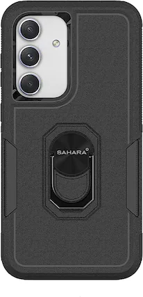Front. SaharaCase - Raider Series Heavy Duty Case for Samsung Galaxy A56 5G - Scorpion Black.
