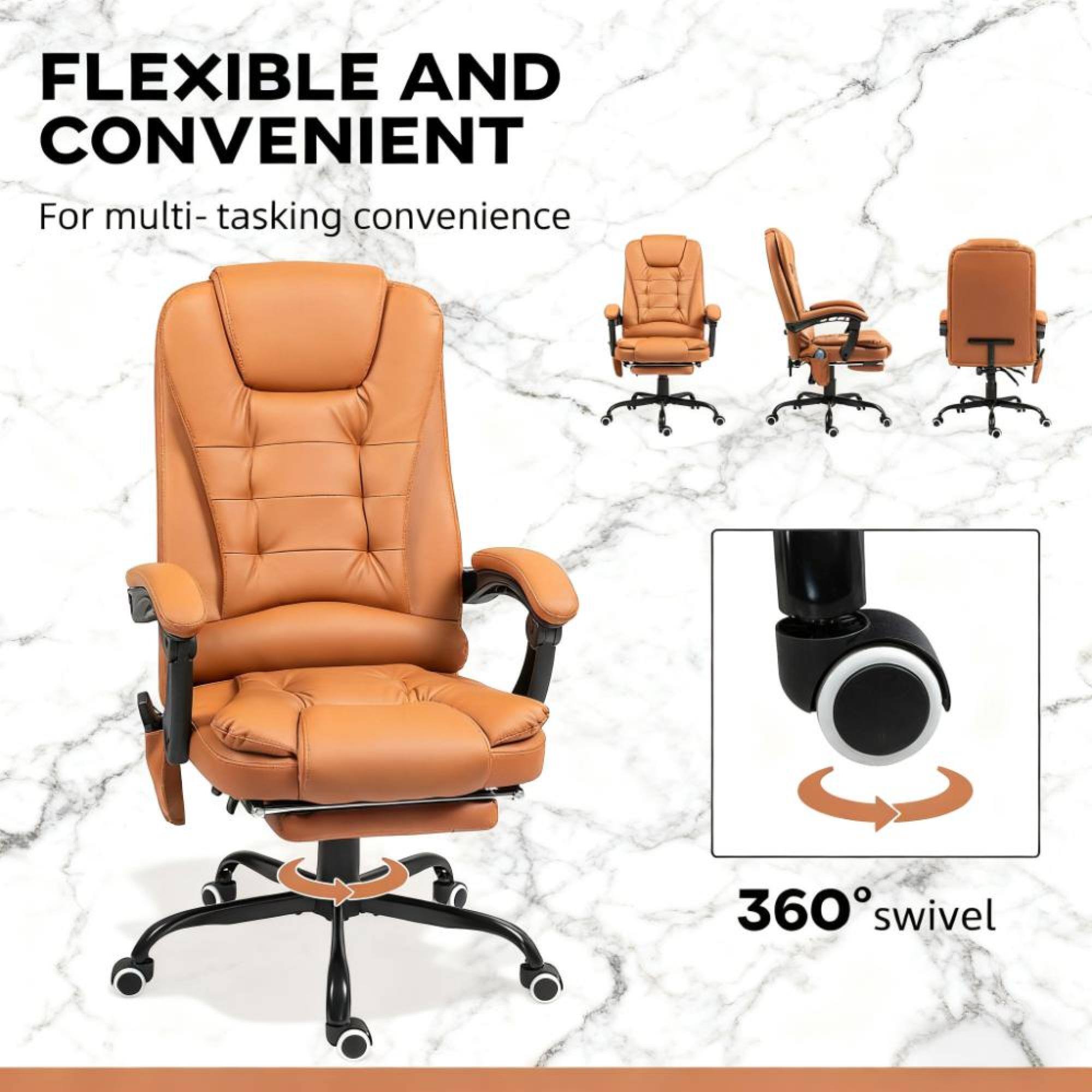 FLEXIBLE AND CONVENIENT  
For multi-tasking convenience  

360° swivel