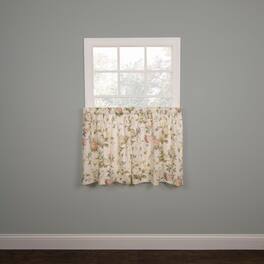Ellis Curtain - Abigail Hydrangea Printed Room Darkening Curtains - 2-Piece Rod Pocket Set - Multi
