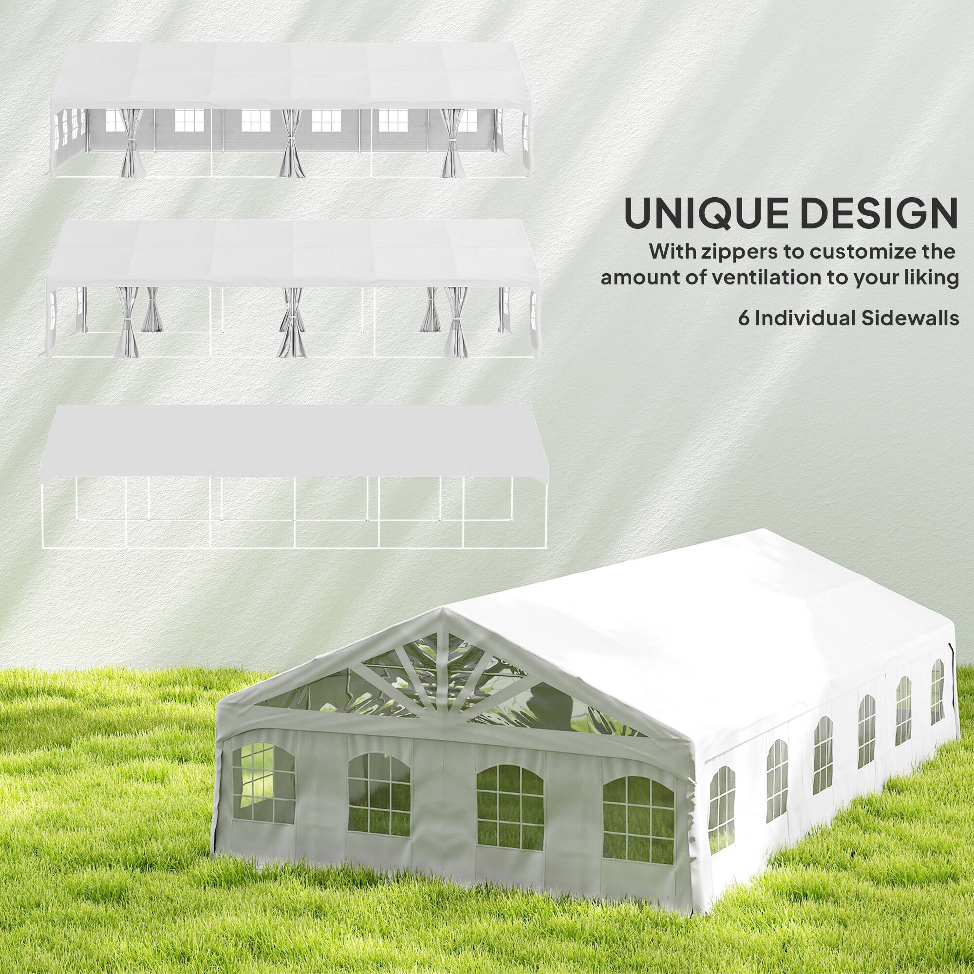 UNIQUE DESIGN
With zippers to customize the amount of ventilation to your liking
6 Individual Sidewalls