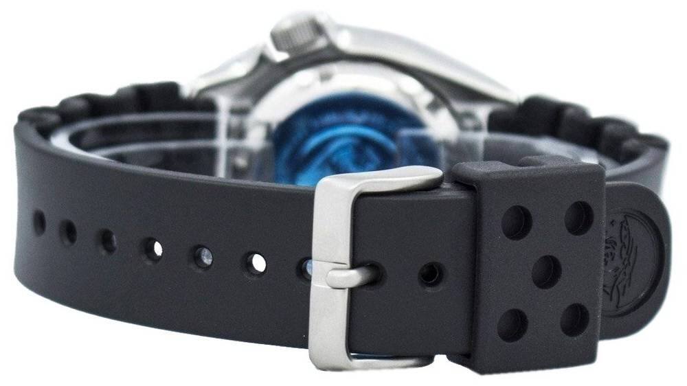 Alt View 1. Seiko - Seiko SKX Automatic SKX009J1 Mens Watch Divers 200m Made in Japan Rubber Strap Blue Dial Luminous Hands Day/Date Display - Black/Blue.