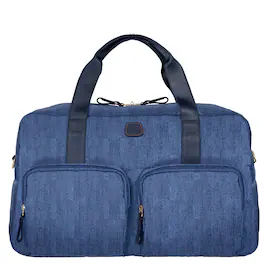 Bric's - X-Bag Carry On Boarding Duffle Bags W/ Pockets 18" - Jeans