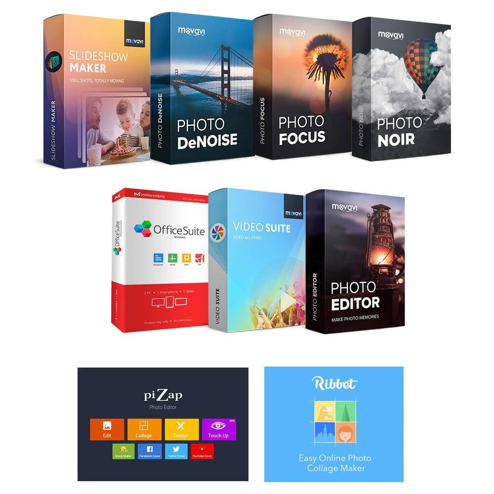 - mevavi SLIDESHOW MAKER
- STILL SHOTS. TOTALLY MOVING
- mevavi PHOTO DeNOISE
- mevavi PHOTO FOCUS
- mevavi PHOTO NOIR
- OfficeSuite
- VIDEO SUITE
- mevavi PHOTO EDITOR
- MAKE PHOTO MEMORIES
- piZap Photo Editor
- Ribbet
- Easy Online Photo Collage Maker