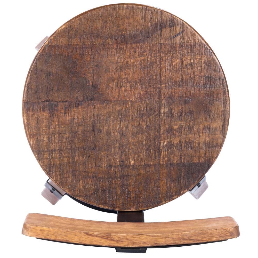 Back. Butler Specialty - Mountain Lodge Wood & Metal 30" Bar Stool - Natural Wood.
