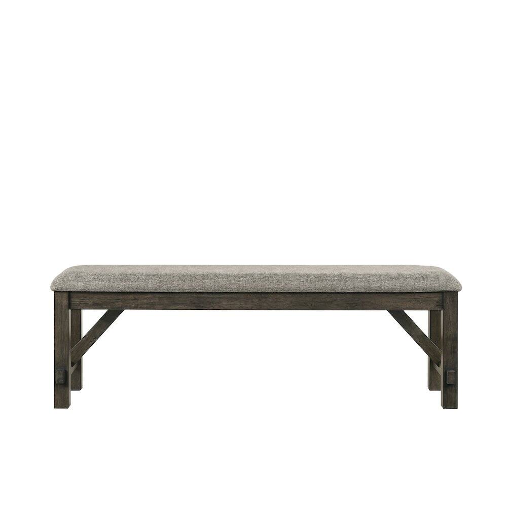 Left. New Classic Furniture - Gulliver Wood Bench - Rustic Brown.