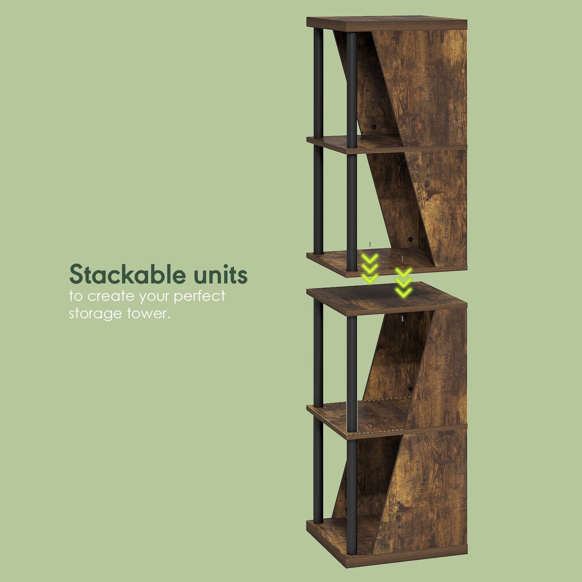 Stackable units to create your perfect storage tower.