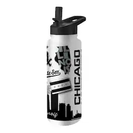 Logo Brands - Chicago White Sox 34oz. Native Quencher Bottle - Multicolor